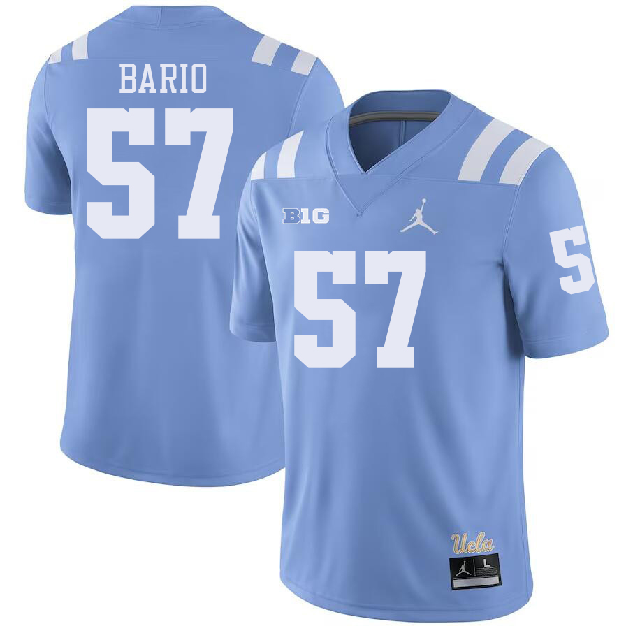 UCLA Bruins #57 Peter Bario Big 10 Conference College Football Jerseys Stitched Sale-Power Blue